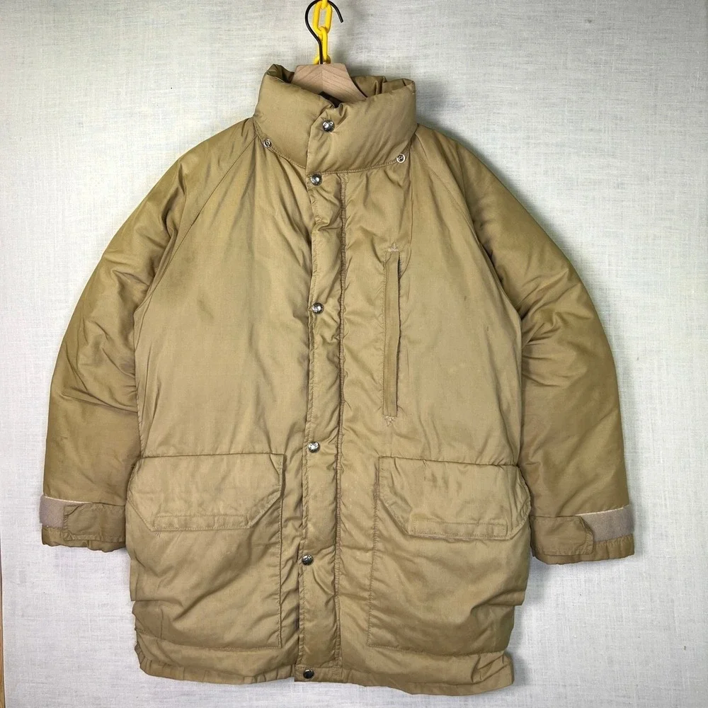 VTG 70s‎ TNF Brown Label Parka Men S Goose Down The North Face Puffer Jacket USA